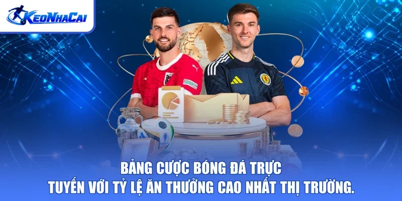 Bảng cược bóng đá trực tuyến với tỷ lệ ăn thưởng cao nhất thị trường.Bảng cược bóng đá trực tuyến với tỷ lệ ăn thưởng cao nhất thị trường.