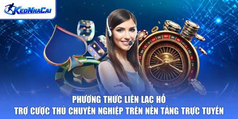 Phương thức liên lạc hỗ trợ cược thủ chuyên nghiệp trên nền tảng trực tuyến